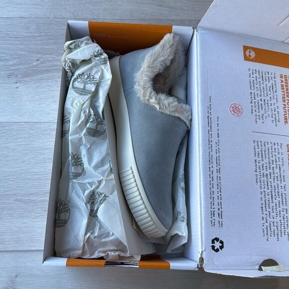 Timberland Warm Lined Slip-Ons Skyla Bay 6.5 gray‎ NWT in box - Picture 8 of 12